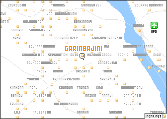 map of Garin Bajini