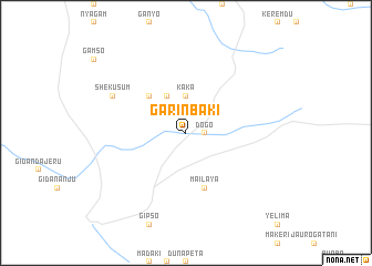 map of Garin Baki