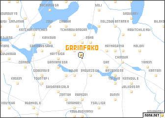 map of Garin Fako
