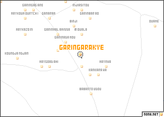 map of Garin Garakyé