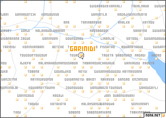 map of Garin Idi