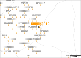 map of Garin Kanta