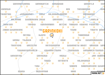 map of Garin Koki