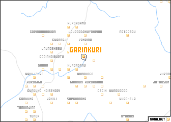 map of Garin Kuri