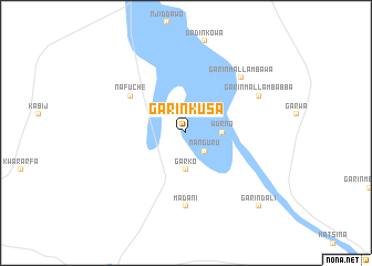 map of Garin Kusa