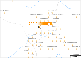 map of Garin Maiburtu