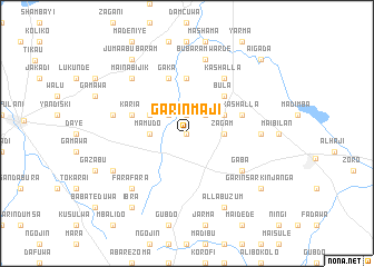 map of Garin Maji