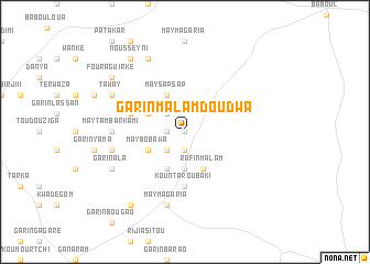 map of Garin Malam Doudwa