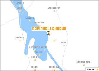 map of Garin Mallam Bawa