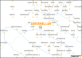 map of Garin Mallum