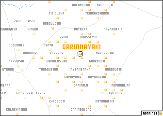 map of Garin Mayaki