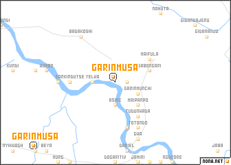 map of Garin Musa
