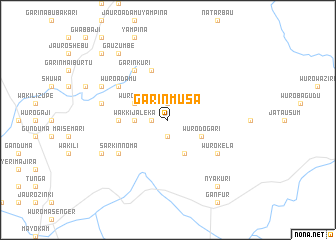 map of Garin Musa