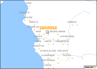 map of Garinoso