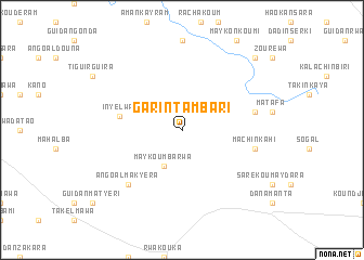 map of Garin Tambari