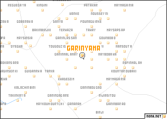 map of Garin Yama