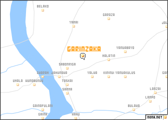 map of Garin Zaka