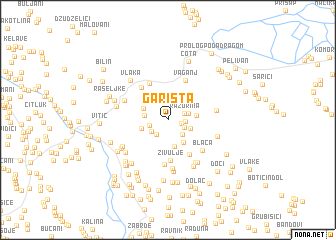 map of Garišta