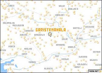 map of Garište Mahala