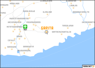 map of Garita