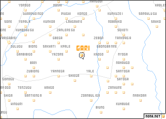 map of Gari
