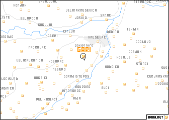 map of Gari