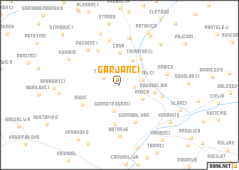 map of Garjanci