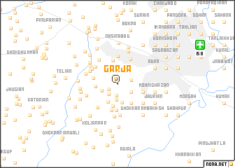 map of Garja