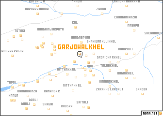 map of Garjowal Khel