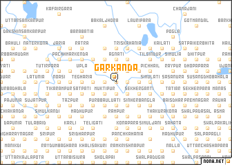 map of Garkānda