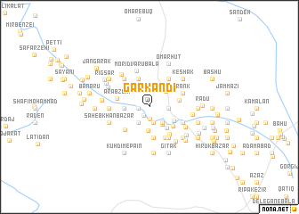 map of Gār Kandī