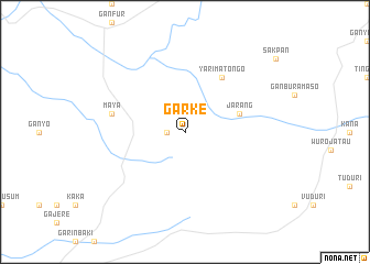 map of Garke