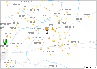 map of Garke