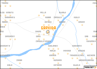 map of Garkida