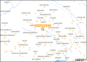 map of Garkūshk