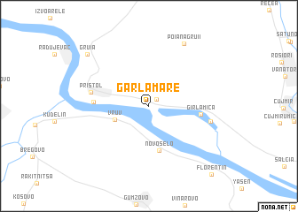 map of Gârla-Mare