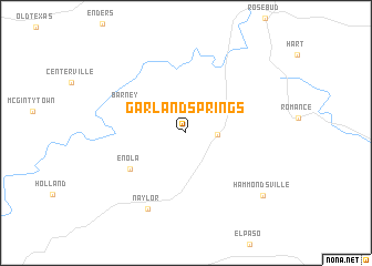 map of Garland Springs