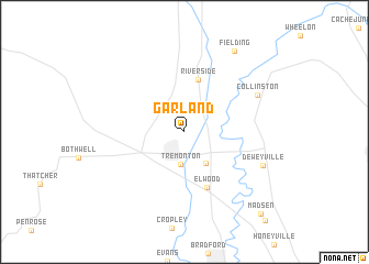 map of Garland