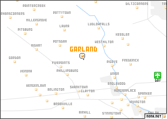 map of Garland