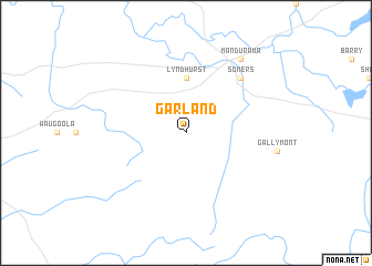 map of Garland
