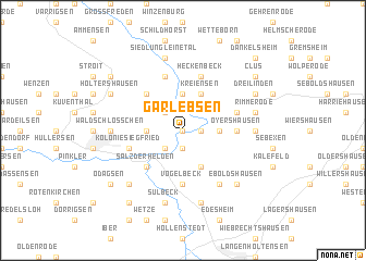 map of Garlebsen