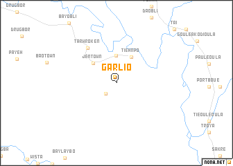 map of Garlio