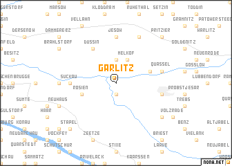 map of Garlitz