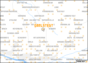 map of Garlstedt