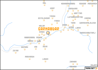 map of Garmābdar