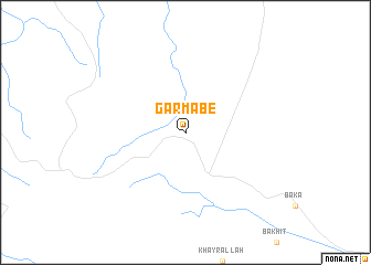 map of Garmabe