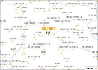 map of Garmāb