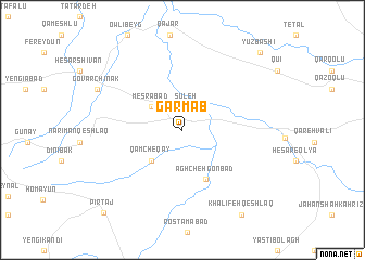 map of Garmāb