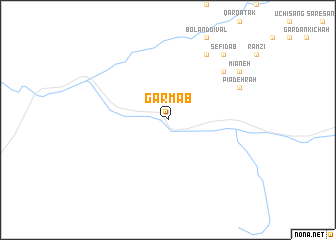 map of Garm Āb