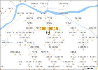 map of Garmanda